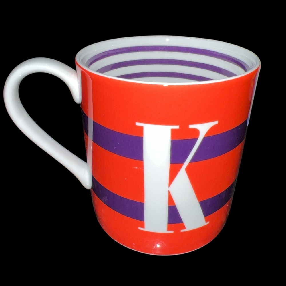 Kate Spade Monogram “K” Mug by Lenox “to The Letter”  ++